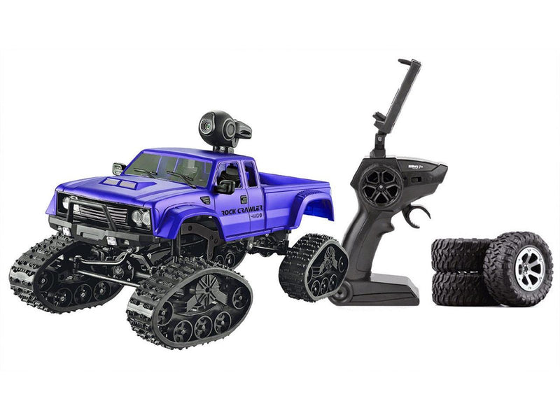 Amewi Pickup Truck FPV with Wheels & Chains 4WD RTR 1:16 Blue