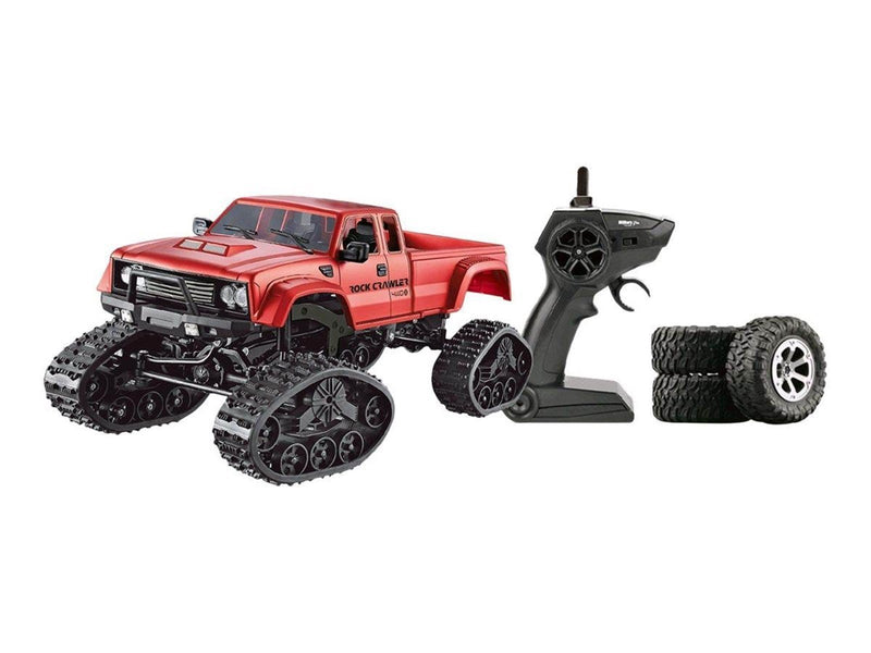 Amewi Pickup Truck with Wheels & Chains 4WD RTR 1:16 Red
