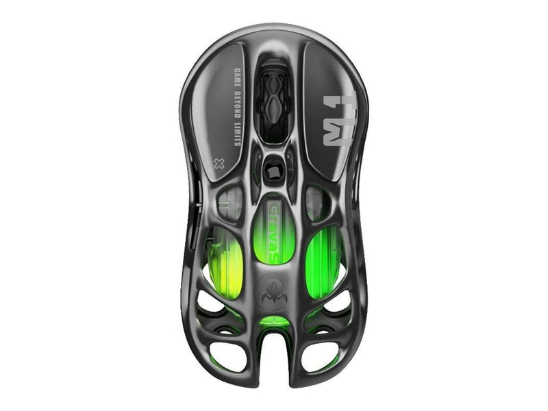 GravaStar Mercury M1 Pro Wireless Gaming Mouse Gunmetal Gray - Gaming Maus (Schwarz)