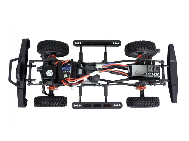 Amewi AMX Rock AM18 Scale Crawler Off-Road Vehicle 4WD 1:18 RTR Blue