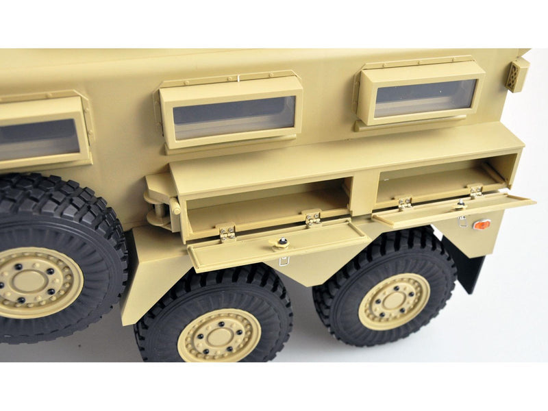 Amewi US Military Vehicle MRAP 6x6 1:12 RTR with Light Sound & Smoke