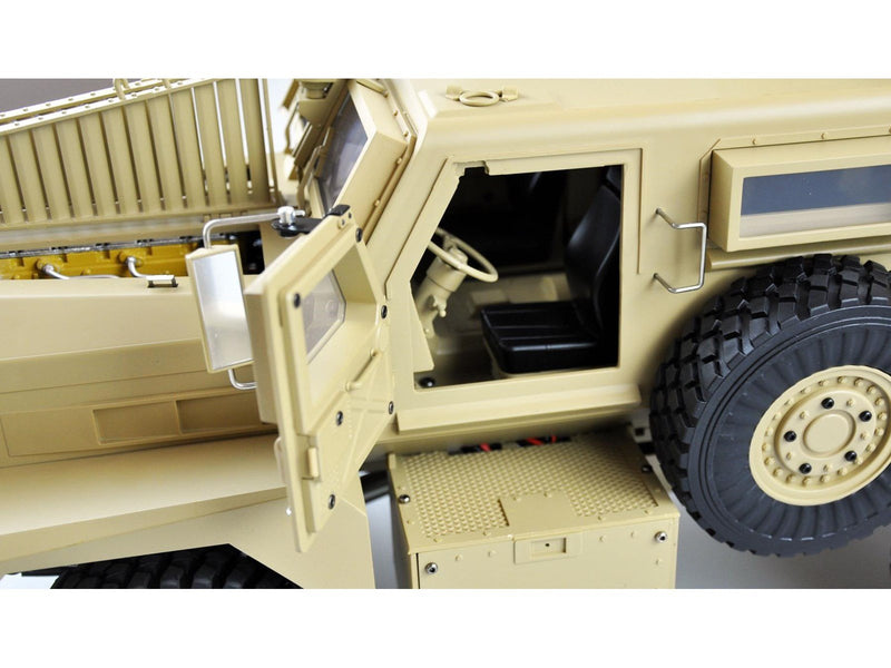 Amewi US Military Vehicle MRAP 6x6 1:12 RTR with Light Sound & Smoke