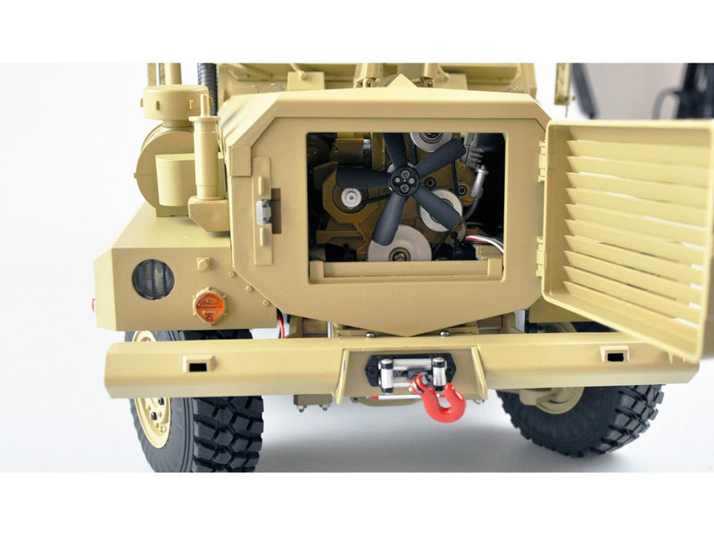 Amewi US Military Vehicle MRAP 6x6 1:12 RTR with Light Sound & Smoke
