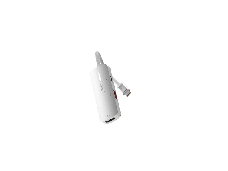 LINQ 3in1 140W USB-C Multiport Hub | Space Grey-White