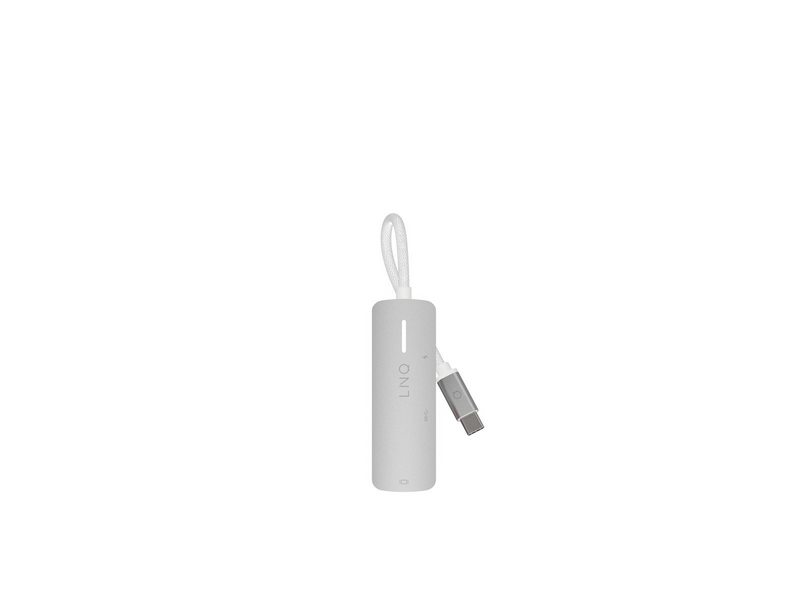 LINQ 3in1 140W USB-C Multiport Hub | Space Grey-White
