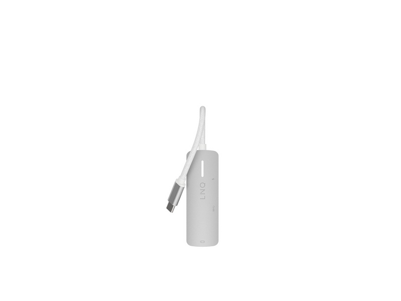 LINQ 3in1 140W USB-C Multiport Hub | Space Grey-White