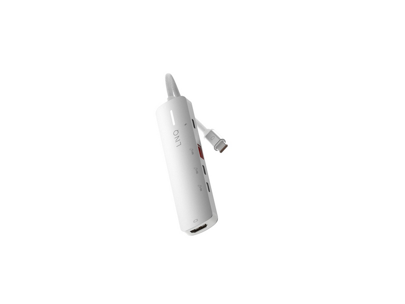 LINQ 5in1 PRO 140W USB-C Multiport Hub | Space Grey-White