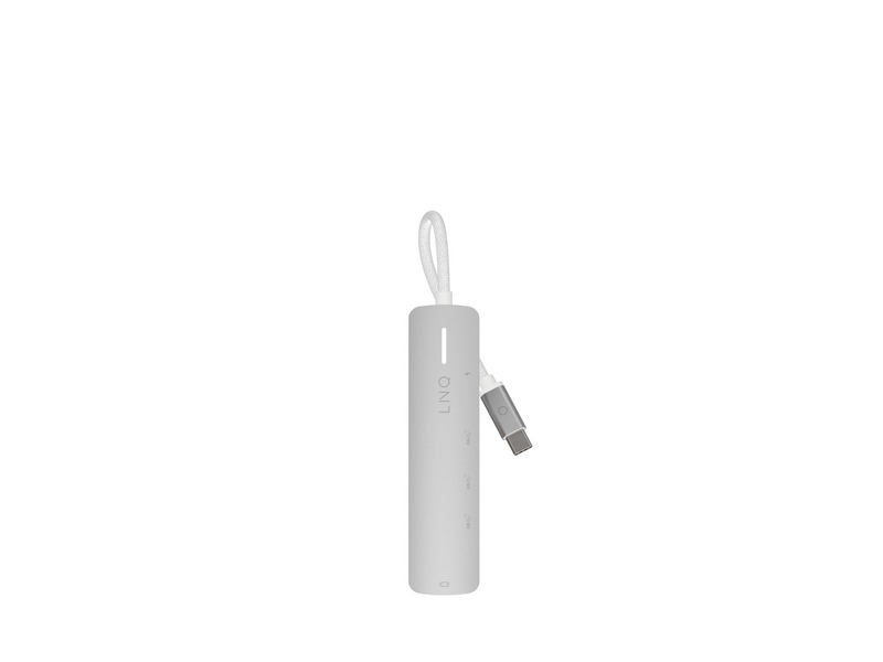 LINQ 5in1 PRO 140W USB-C Multiport Hub | Space Grey-White