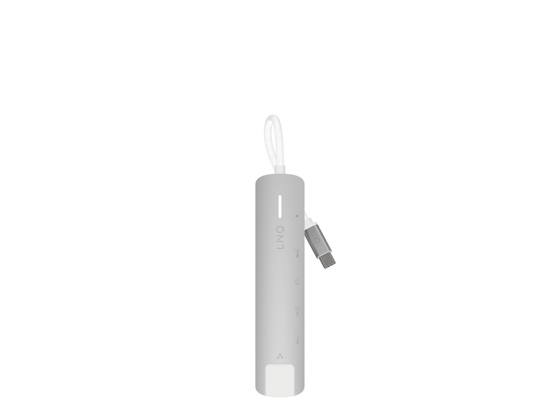 LINQ 6in1 PRO 140W USB-C Multiport Hub | Space Grey-White