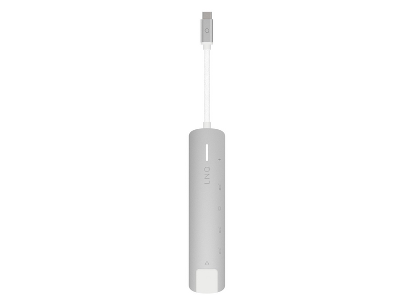LINQ 6in1 PRO 140W USB-C Multiport Hub | Space Grey-White