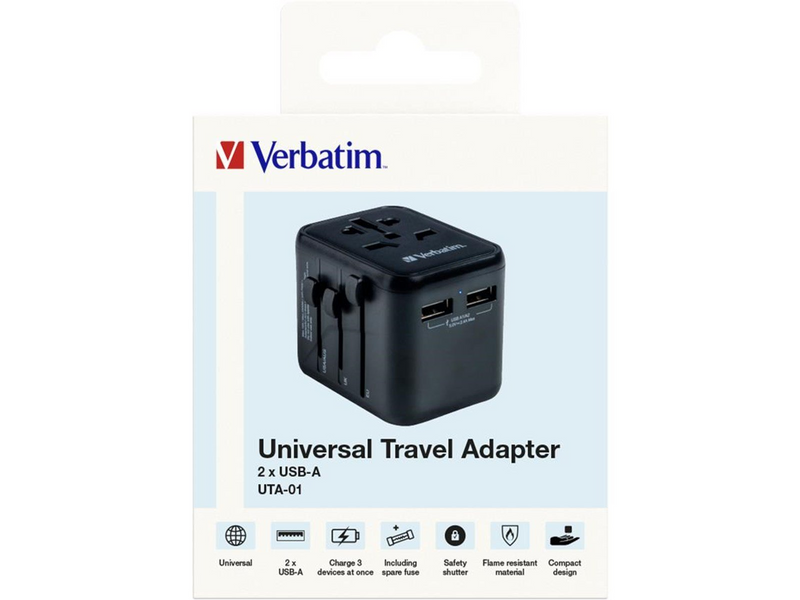 Verbatim UTA-01 - power adapter - 12 Watt