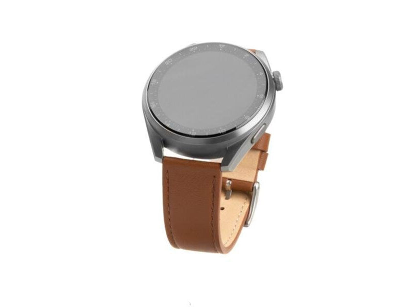 FIXED Leather Strap for Smartwatch Universal 20 mm - Brown