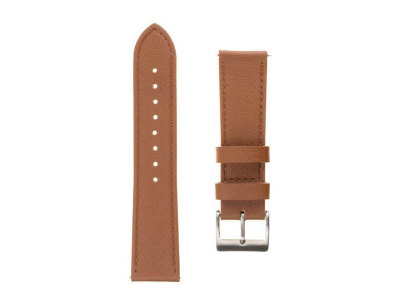 FIXED Leather Strap for Smartwatch Universal 20 mm - Brown