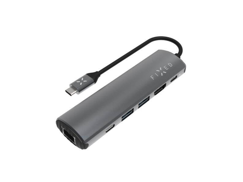 FIXED HubPro 6in1 Multiport USB-C Hub 4K/6OHz - Space Grey