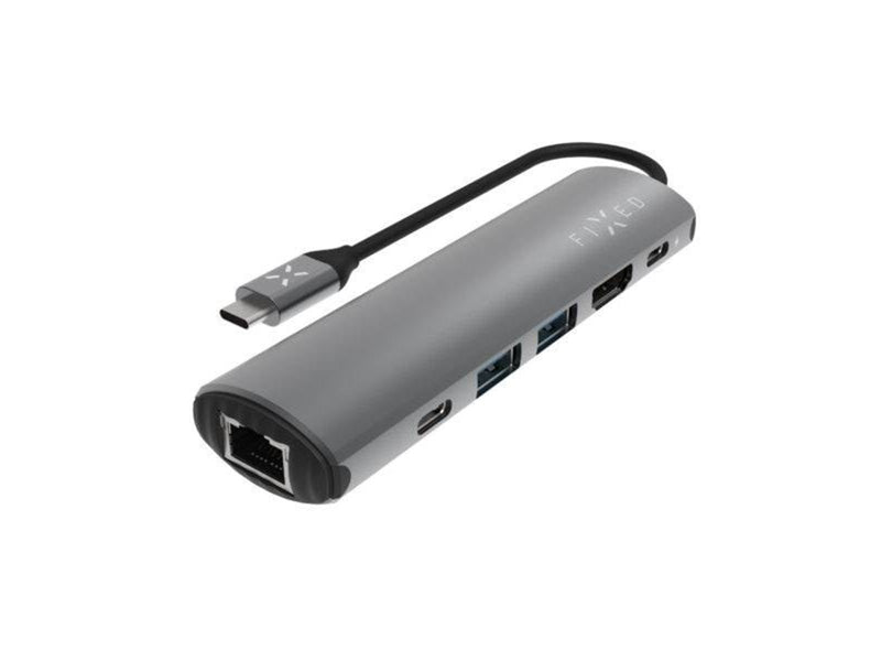 FIXED HubPro 6in1 Multiport USB-C Hub 4K/6OHz - Space Grey