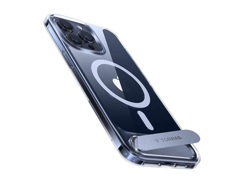 Torras UPRO Pstand Case for iPhone 15 Pro Max (transparent)