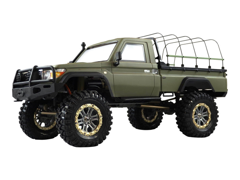 Amewi AMX Rock RCX10PS Scale Crawler Pick-Up RTR Military Green