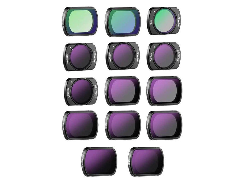Neewer Filter set for DJI Osmo Pocket 3 FL-P10 (ND8~1000 LPR .MIST1/4 CPL ND8/PL~ND64/PL)