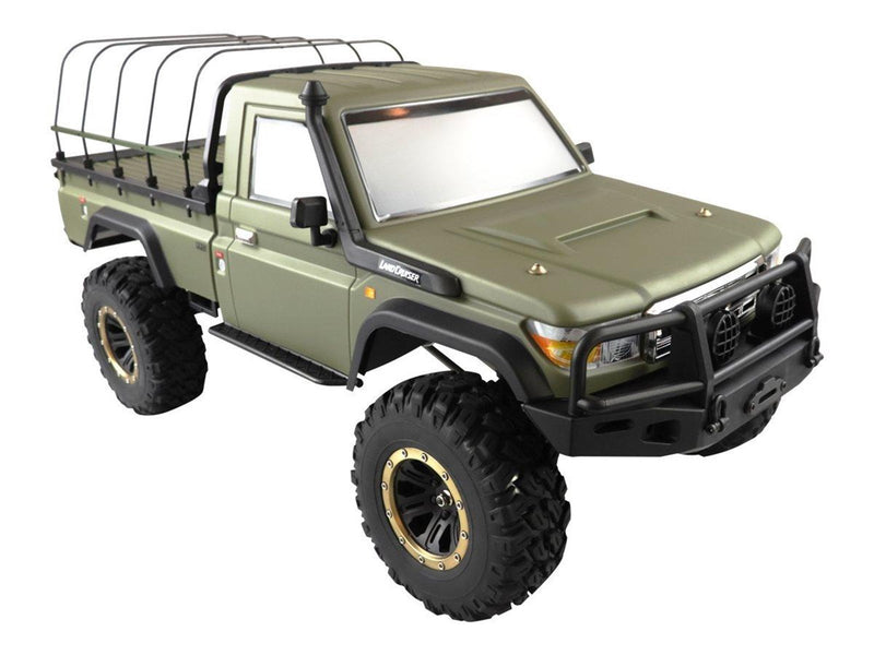 Amewi AMX Rock RCX8BS Scale Crawler Pick-Up 1:8 RTR Military Green