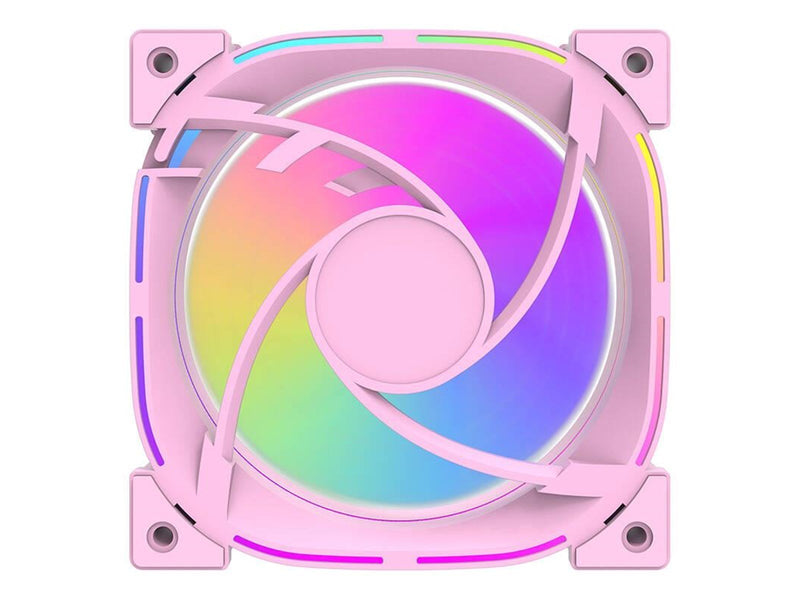 Darkflash INF24 5in1 ARGB Computer fan set (pink) - Gehäuselüfter - 120mm - Pink - 30 dBA