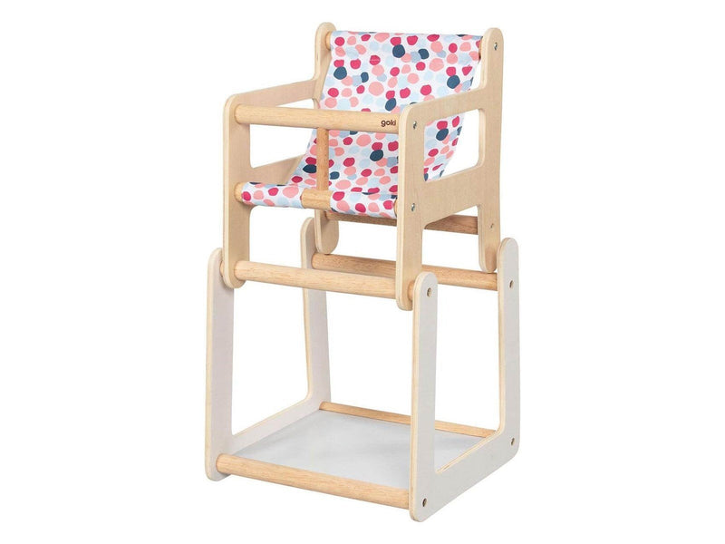 Goki Wooden Doll Chair with Table 2in1