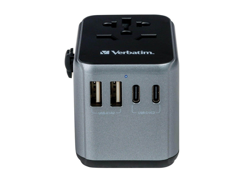 Verbatim UTA-03 power adapter - 24 pin USB-C USB - 30 Watt