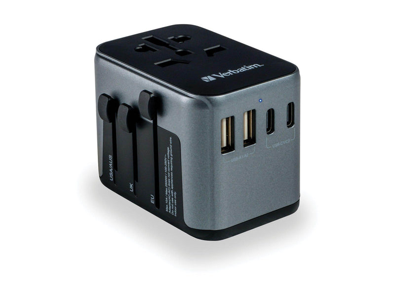 Verbatim UTA-03 power adapter - 24 pin USB-C USB - 30 Watt