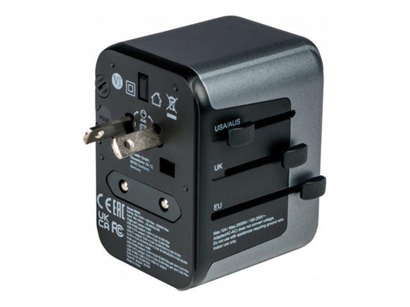 Verbatim UTA-03 power adapter - 24 pin USB-C USB - 30 Watt