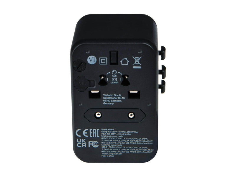 Verbatim Universal Travel Adapter