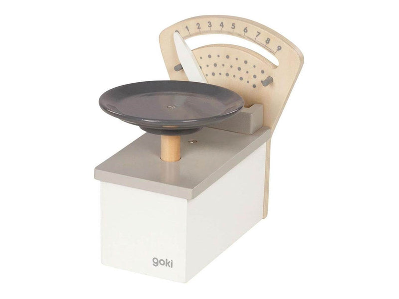 Goki Wooden Scale Gray/White