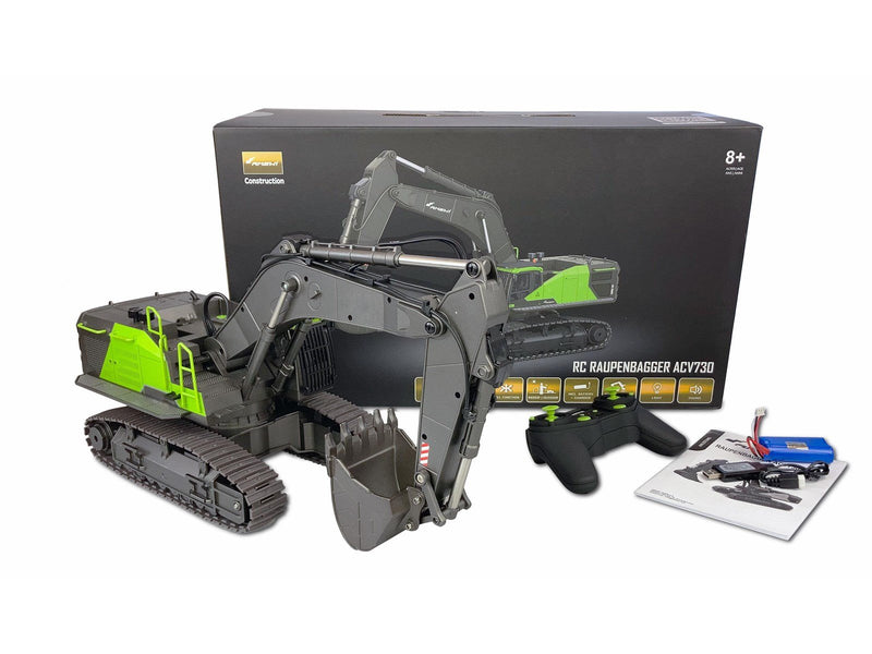 Amewi Crawler Excavator ACV730 V3 1:14 RTR Grey/Green