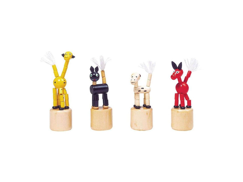 Goki Wooden Push and Shake Animal