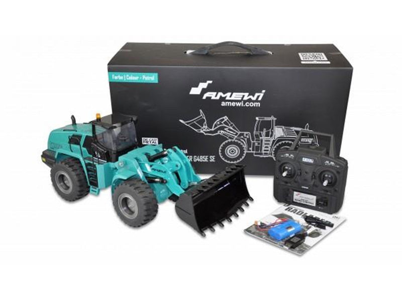 Amewi Wheel loader G485E SE 1:14 part-metal RTR Teal