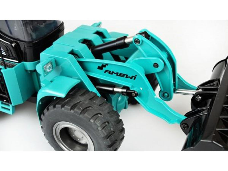 Amewi Wheel loader G485E SE 1:14 part-metal RTR Teal