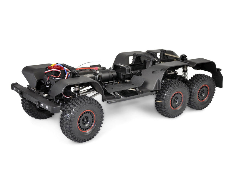Amewi AMXRock RCX10.3B Scale Crawler 6x6 Pick-Up 1:10ARTR Black