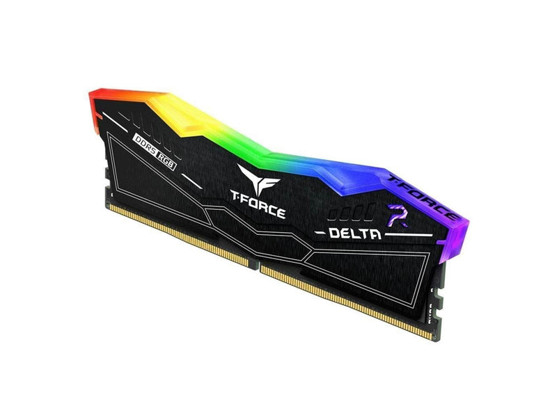 Team Group T-Force Delta RGB DDR5-6400 - 32GB - CL32 - Dual Channel (2 pcs) - Intel XMP - Schwarz mit RGB