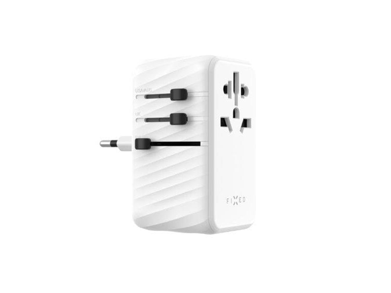 FIXED Travel Charger USB-C/USB-A 120W EU/UK/USA/AUS White