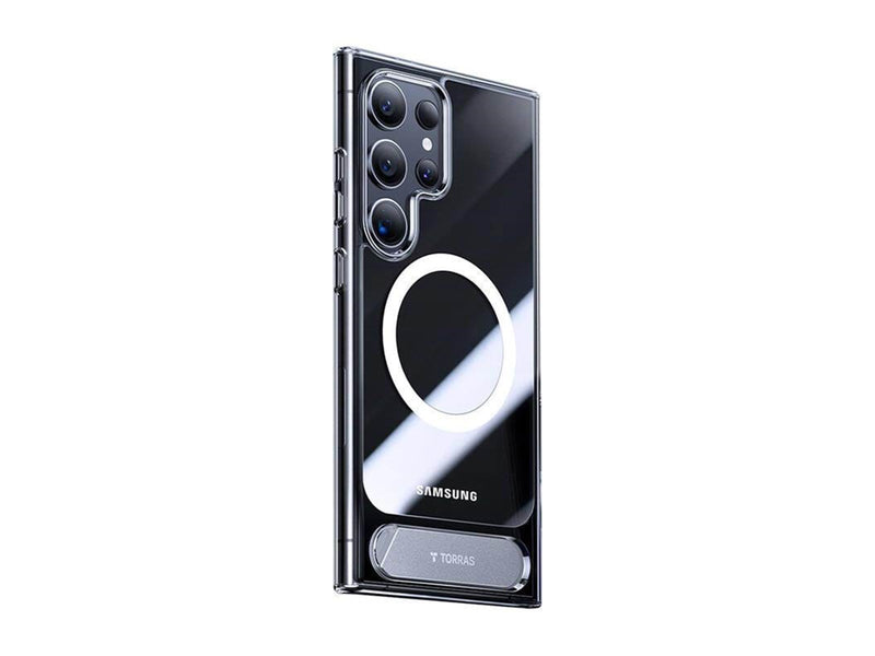 Torras UPRO Pstand Case for Samsung S24 Ultra (Transparent)