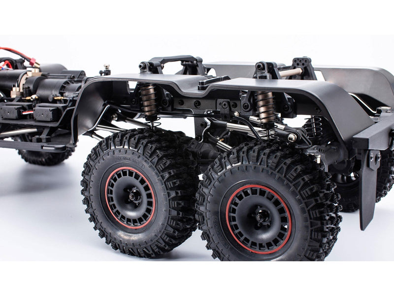 Amewi AMXRock RCX10.3P Scale Crawler 6x6 Pick-Up 1:10 ARTR Black