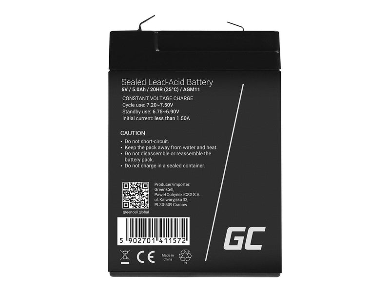 Green Cell - UPS battery - Sealed Lead Acid (SLA) - 5 Ah
