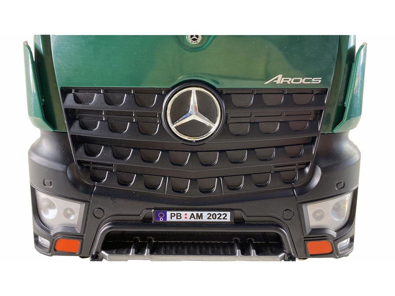 Amewi Mercedes-Benz Arocs Licensed Crane Lorry with Tipper RTR green