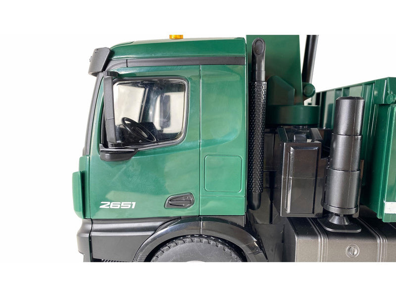 Amewi Mercedes-Benz Arocs Licensed Crane Lorry with Tipper RTR green