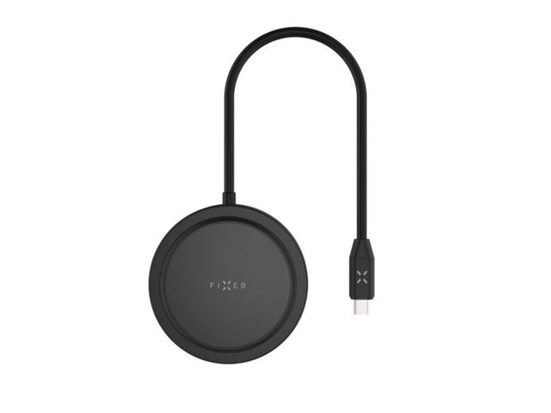 FIXED MagHub 7in1 USB-C HUB 4K & wireless charging - Black