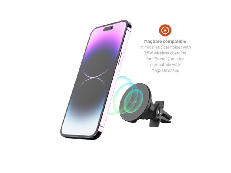 FIXED MagRound 15W Airvent Car Mount - Black