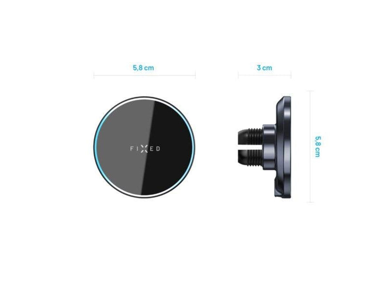 FIXED MagRound 15W Airvent Car Mount - Black