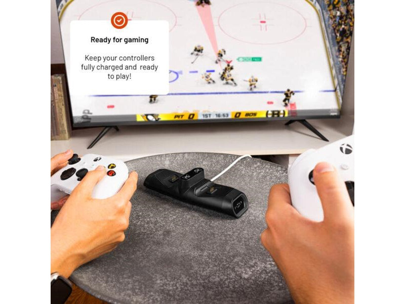 FIXED Dual Charger Xbox One S/X & Elite - Black - Wired - Microsoft Xbox One