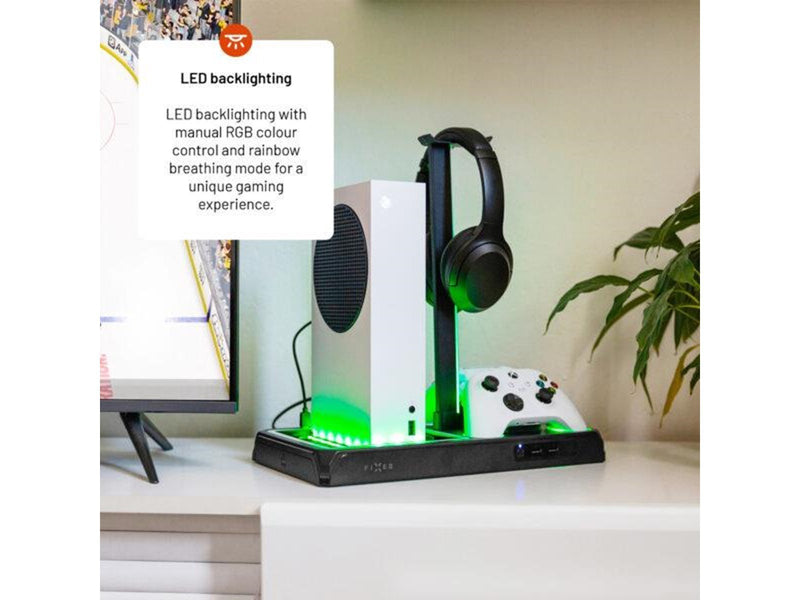 FIXED Docking Station for Xbox Series S/X - Black - Microsoft Xbox Series S