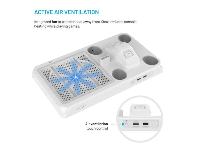 FIXED Docking Station for Xbox Series S/X - White - Microsoft Xbox Series S