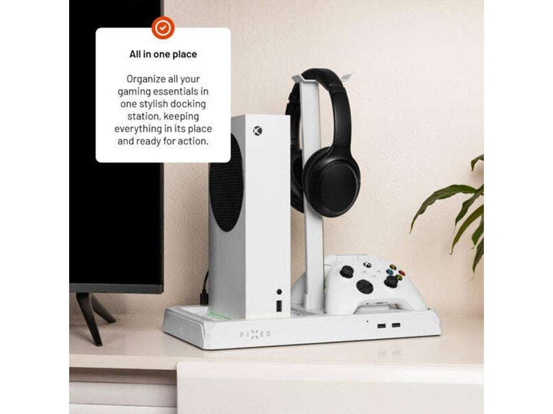 FIXED Docking Station for Xbox Series S/X - White - Microsoft Xbox Series S