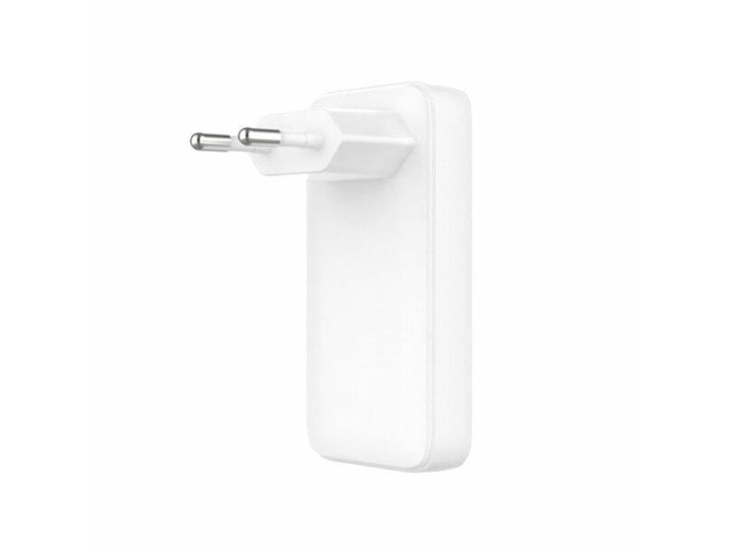 FIXED Slim GaN 90° Super Fast 2x USB-C charger 45W - White
